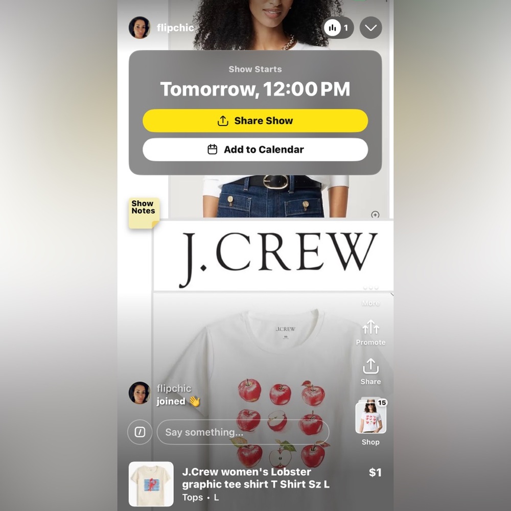 J.Crew Whatnot Show! $1 Starts! tomorrow, Thur 11/6/25 at noon! @finderzkeepers_